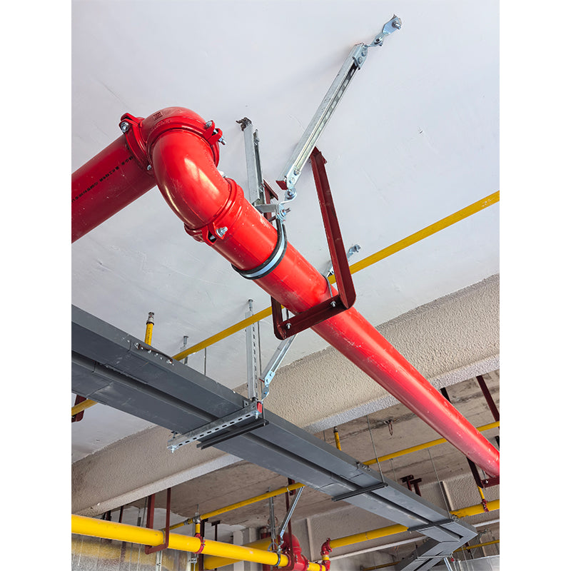 Unidirectional Seismic Brace for Fire Protection Water Pipes